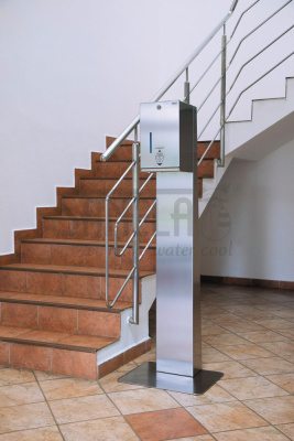 Автоматический дозатор жидкой и гелевой дезинфекции SLZN 59ES арт: 95591 Sanela Чехия (фото, схема)