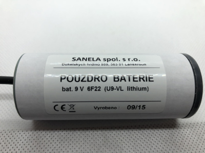 Корпус для батарейки с Muller проводом 9В арт:  Sanela Чехия (фото, схема)