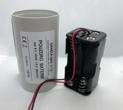 Корпус для батарейки с Muller проводом 6В арт:  Sanela Чехия (фото, схема)