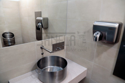 Настенный бесконтактный кран SLU 39BX арт: 03393 Sanela Чехия (фото, схема)