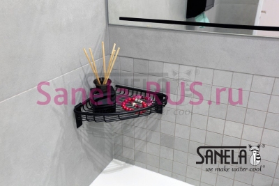 Нержавеющая угловая полка SLZD 25N арт: 62251 Sanela Чехия (фото, схема)