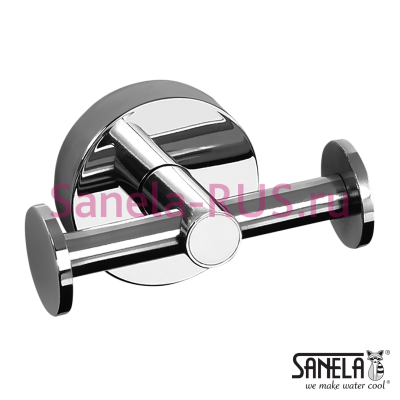 Нержавеющая двойная вешалка SLZD 04 арт: 62040 Sanela Чехия (фото, схема)