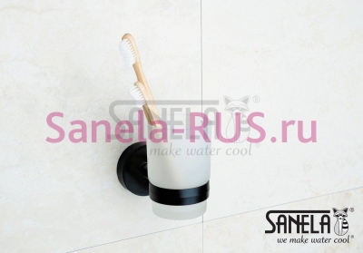 Нержавеющий держатель со стаканом SLZD 12N арт: 62121 Sanela Чехия (фото, схема)