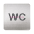 Табличка - WC (туалет) SLZN 44T арт: 95444 Sanela Чехия (фото, схема)