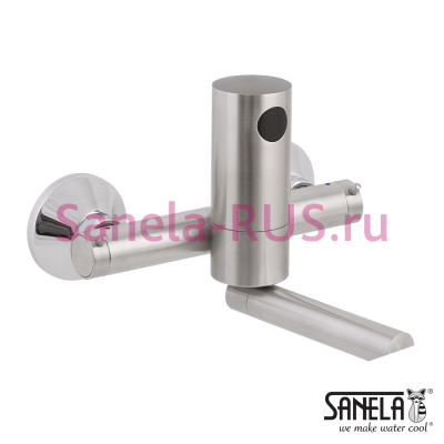 Настенный бесконтактный кран SLU 12BRK арт: 23127 Sanela Чехия (фото, схема)