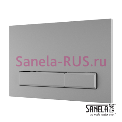 Кнопка SLW 50 (для инсталляции SLR 21, белая пластмасса) арт: 04500 Sanela Чехия (фото, схема)