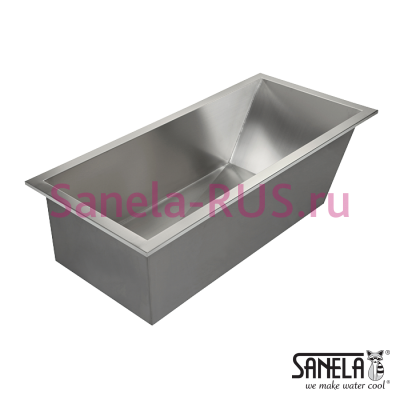 Ванна нержавеющая 1700мм SLSN 09 арт: 92090 Sanela Чехия (фото, схема)