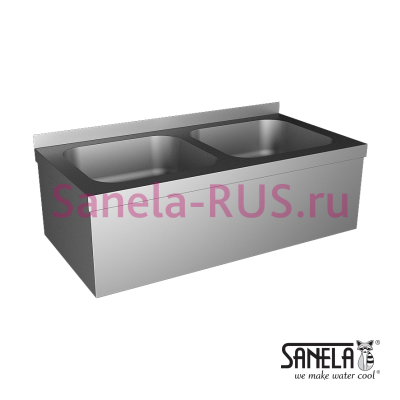 Нержавеющая двойная мойка с сенсорным смесителем SLUN 06EX арт: 93065 Sanela Чехия (фото, схема) Нержавеющая двойная мойка с сенсорным смесителем SLUN 06EX арт: 93065 Sanela Чехия (фото, схема)