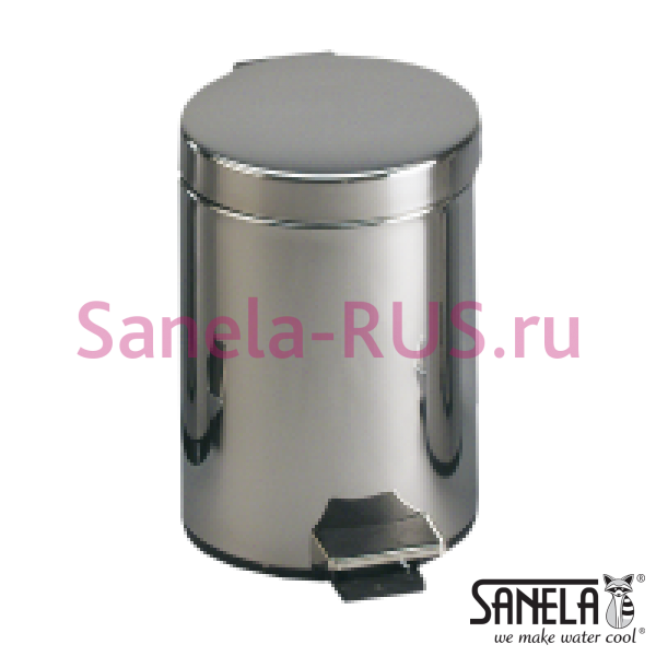 Нержавеющее мусорное ведро с педалью SLZN 12X Нержавеющее мусорное ведро с педалью SLZN 12X