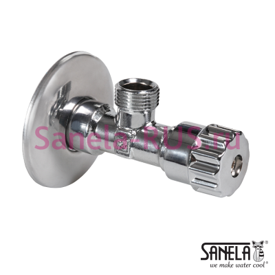 Угловой вентиль, 1/2x3/8" SLR 54 арт: 08540 Sanela Чехия (фото, схема)